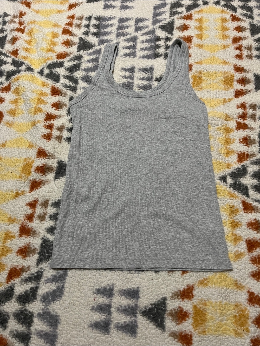 aerie Heather Gray Scoop Neck Tank